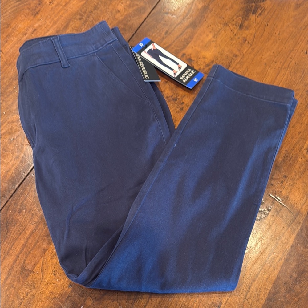 Banana Republic Factory Blue Straight Leg Pants
